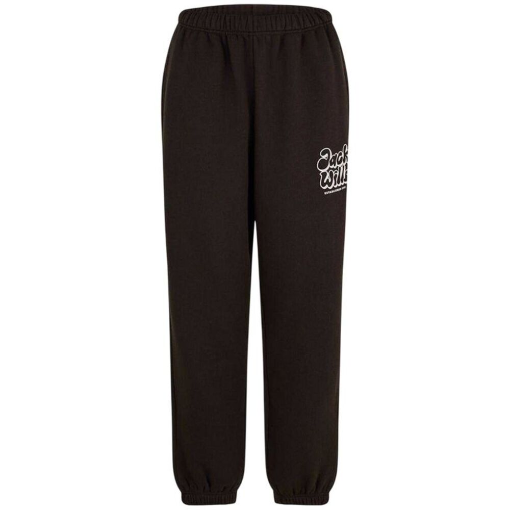 Jack Wills Womens/Ladies Bubble Cotton Logo Joggers / Chocolate